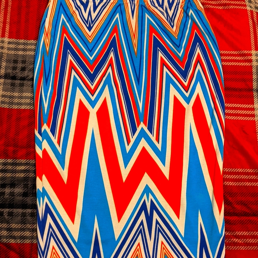 Knee length skirt